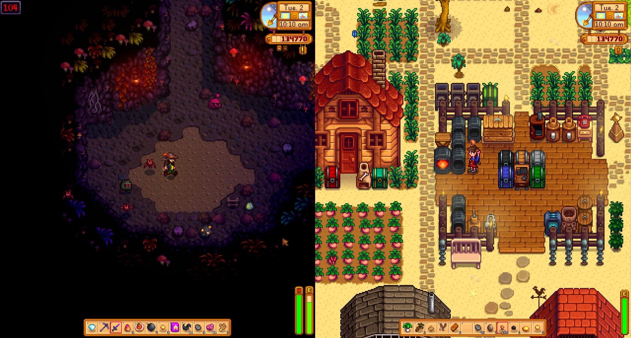 Stardew Valley на консолях получила патч, добавляющий разделенный экран