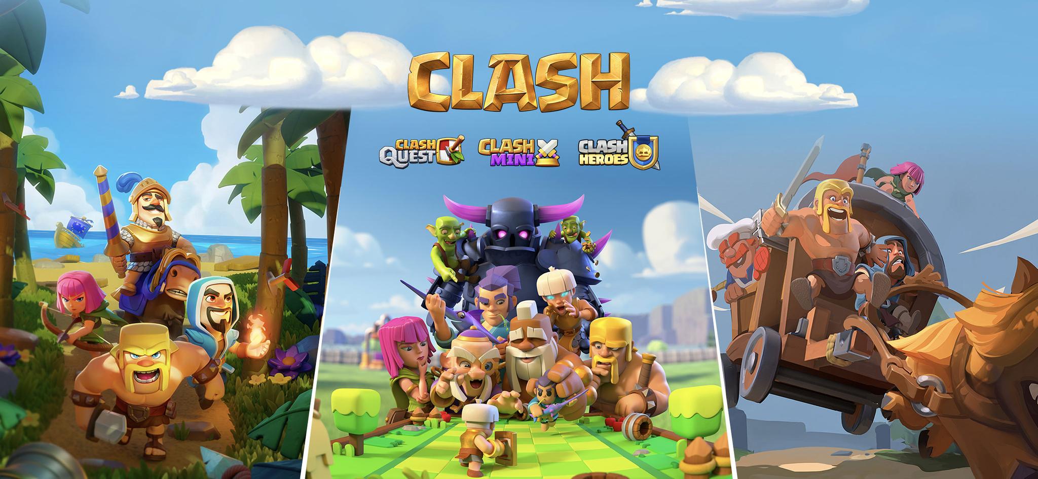 Больше мобильного гейминга! Supercell представила три новые игры во  вселенной Clash