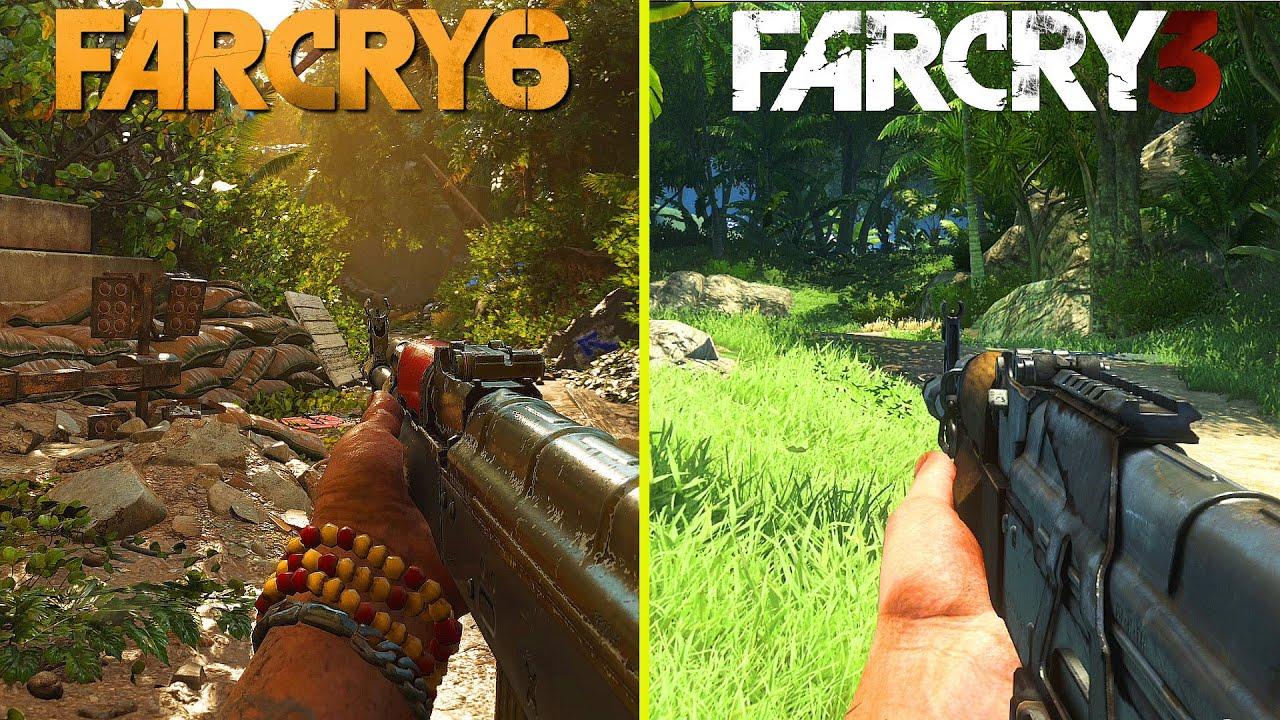 Прогресс — есть. Видео сравнение графики Far Cry 3 и Far Cry 6