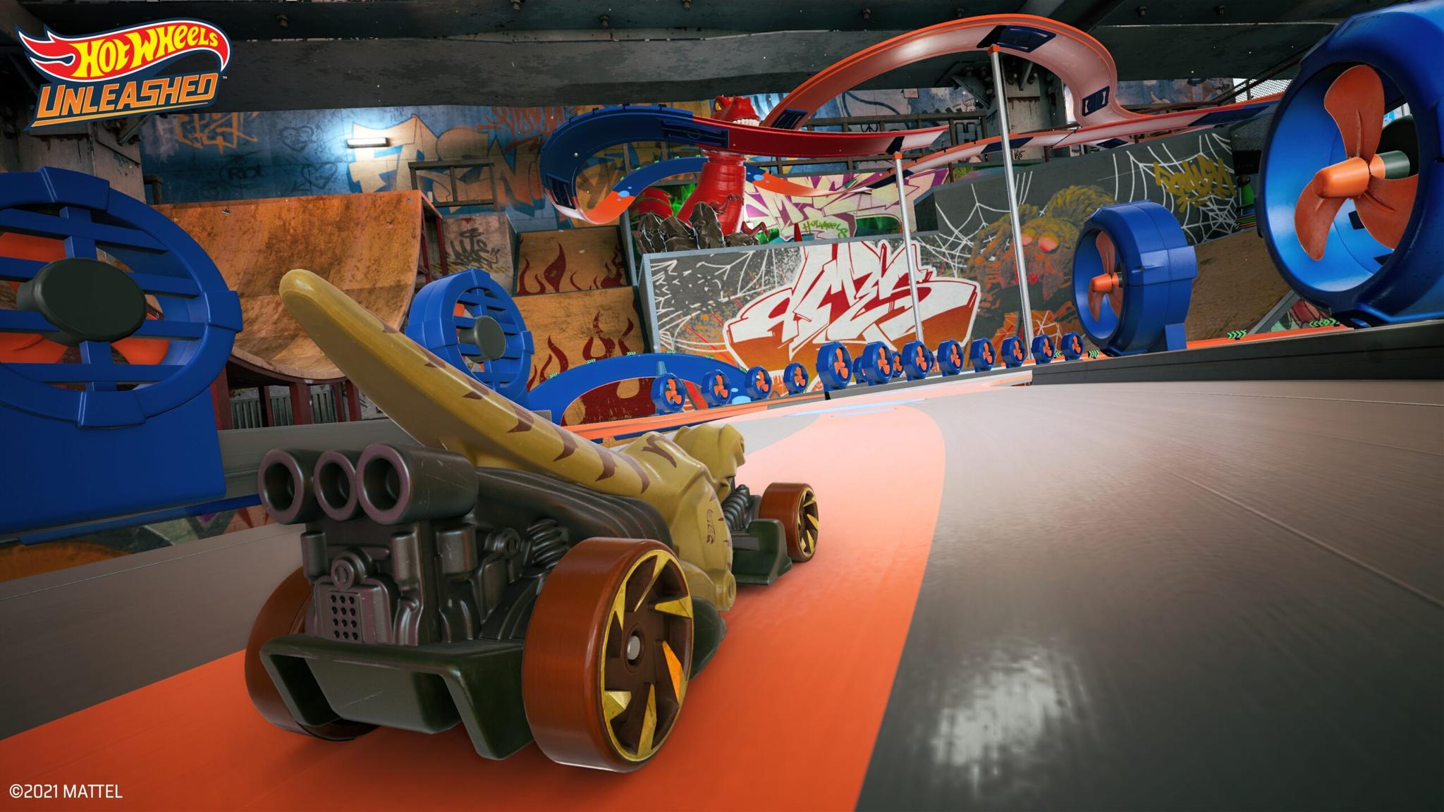 В новом трейлере Hot Wheels Unleashed представили гонки в скейт-парке