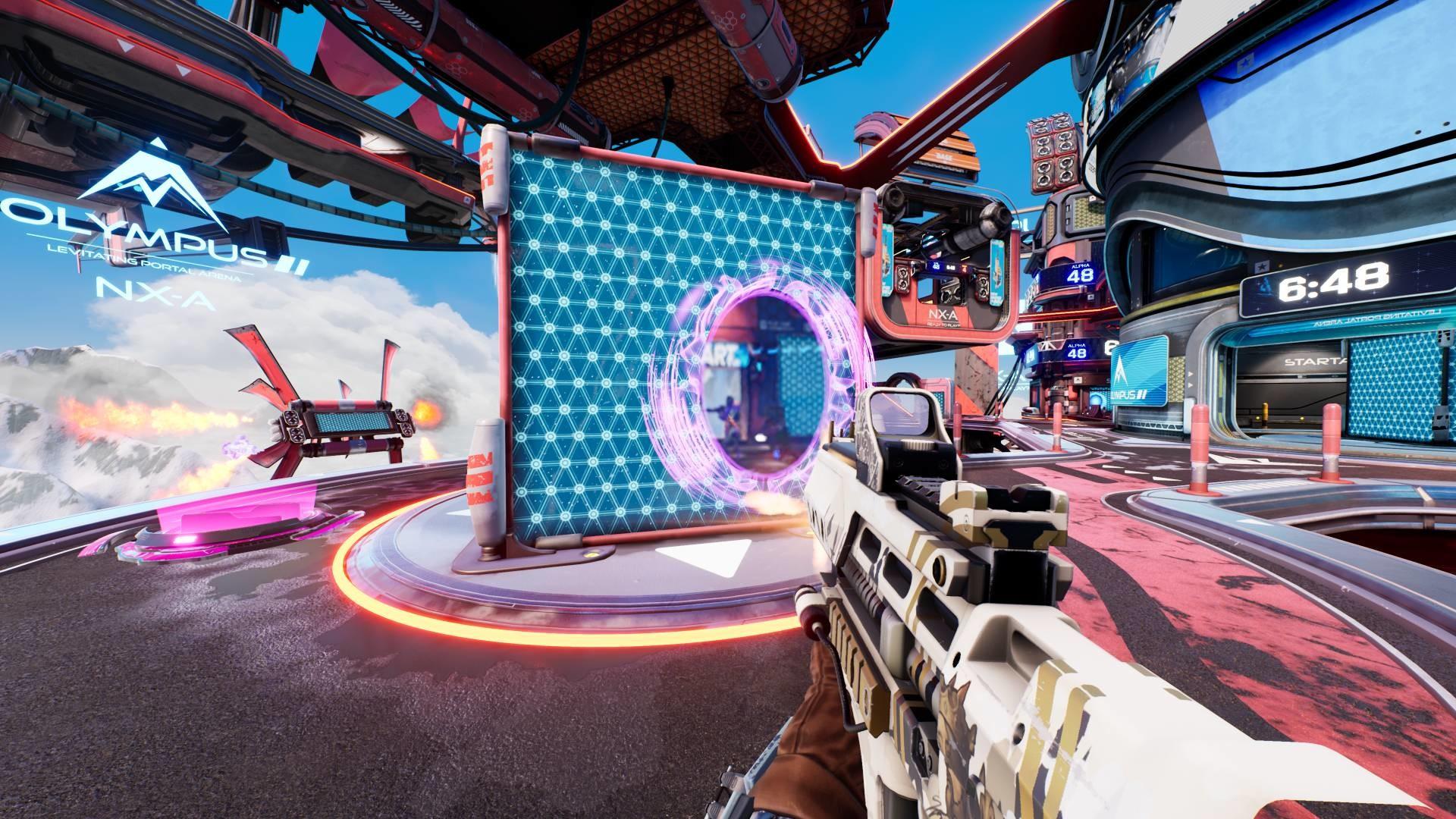 Открытая бета Splitgate продлена на неопределённый срок. Эта игра — смесь  Halo и Portal