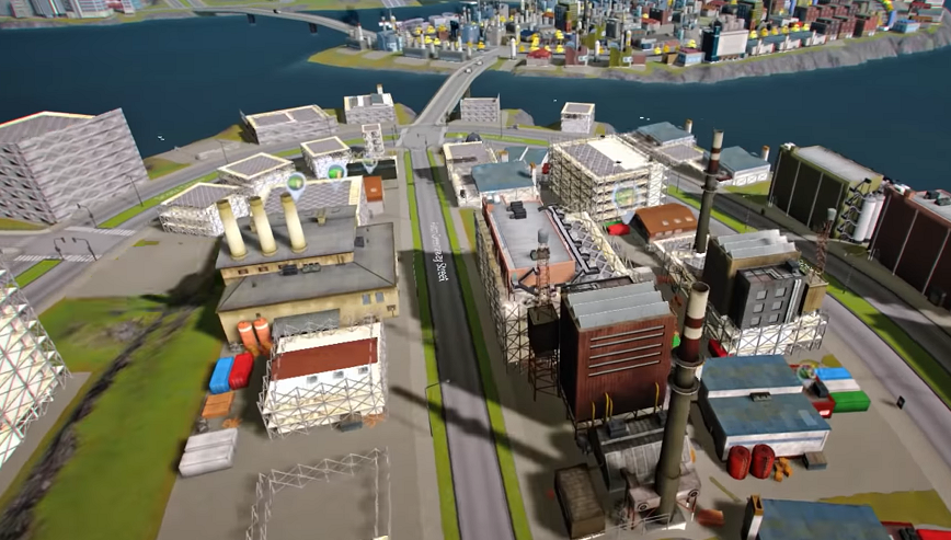 Vr город. Cities Skylines градостроительные симуляторы. Cities Skylines VR. Симулятор города Cities Skylines. Foundation похожие экономические градостроительные симуляторы.