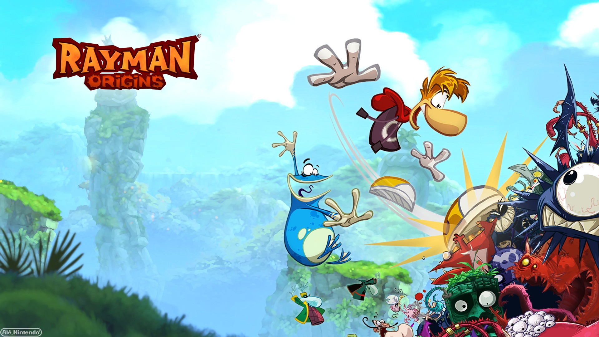 Ubisoft дарит яркий платформер Rayman Origins