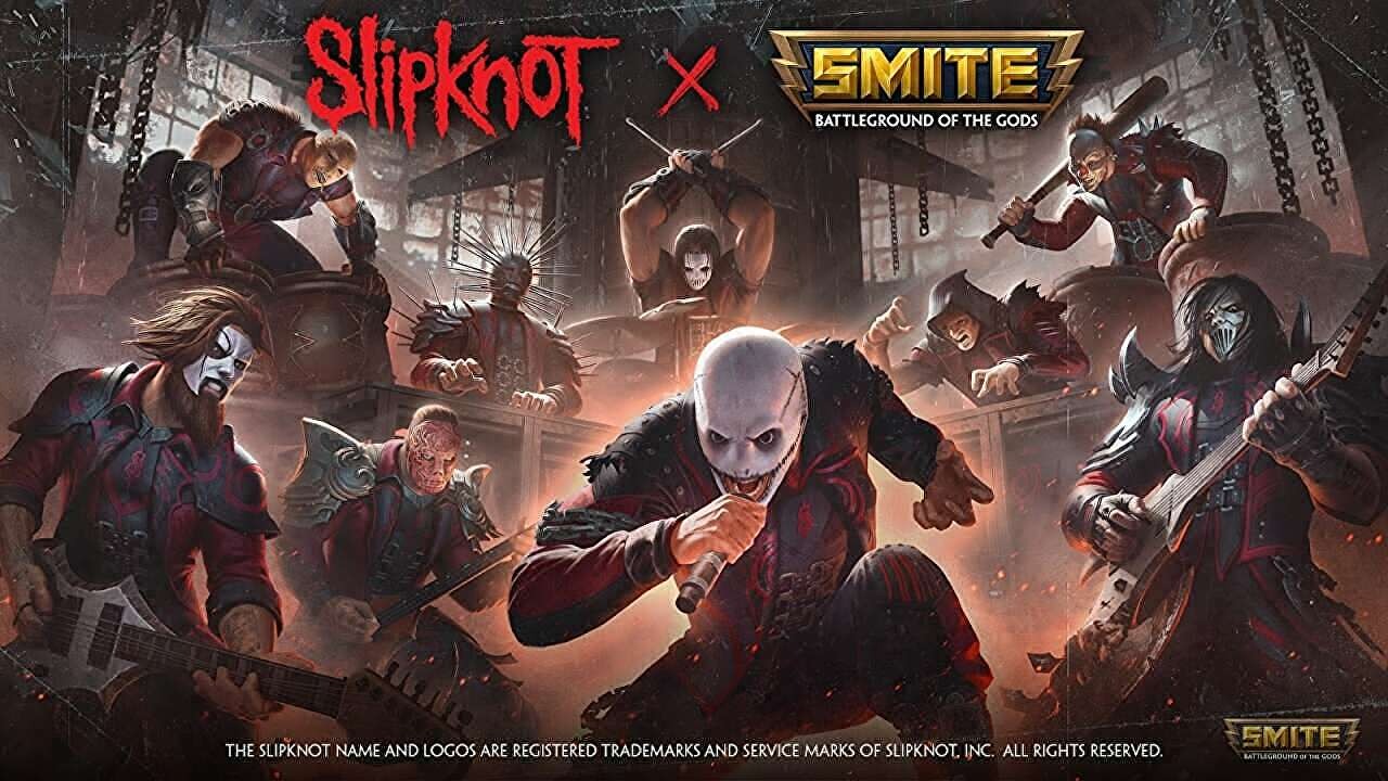 Smite x Slipknot – особый кроссовер метал-группы и MOBA-игры, который  стартует сегодня