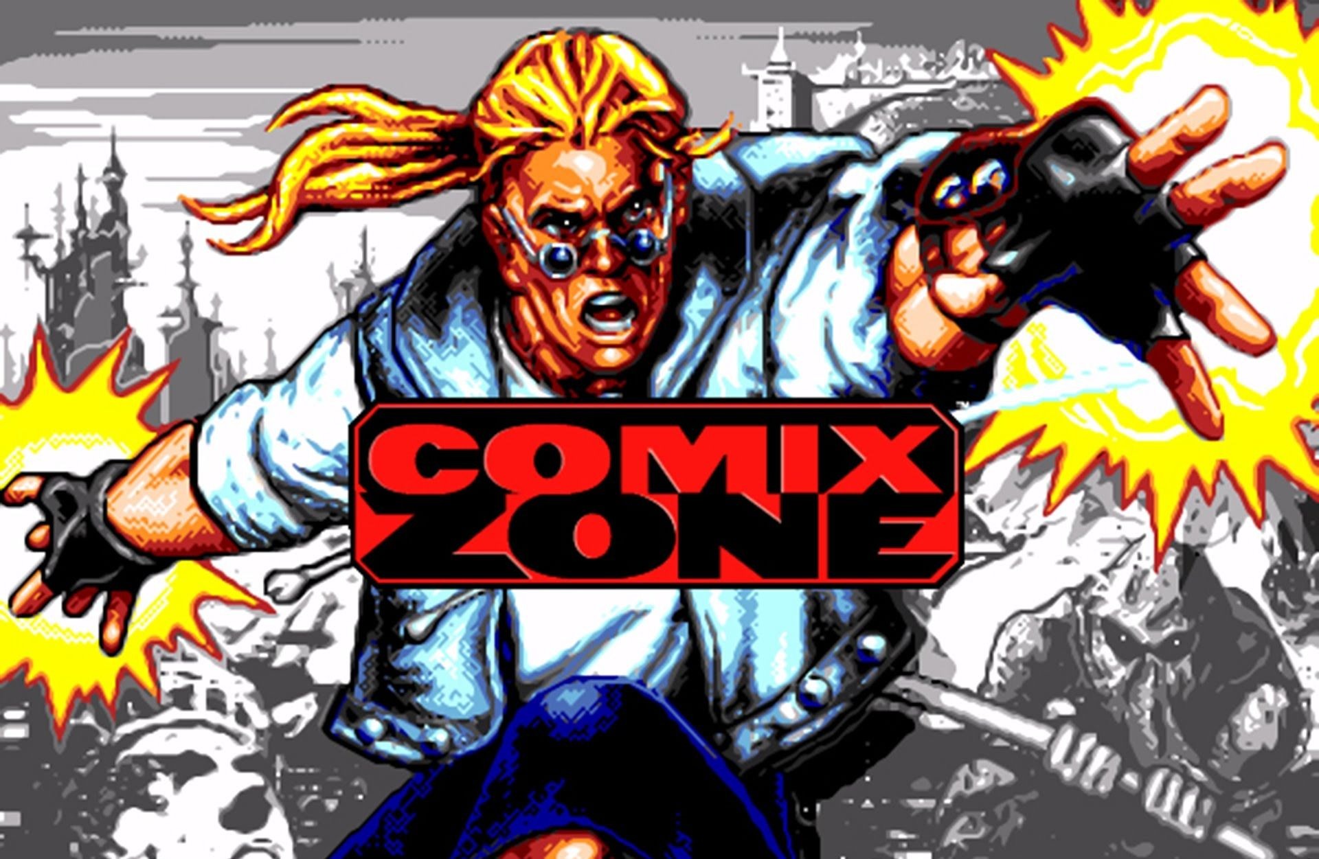 Комикс над которым работает скетч тернер. Comix Zone игра. Comix Zone Sega. Комикс зон арт. Sketch Turner comix Zone.