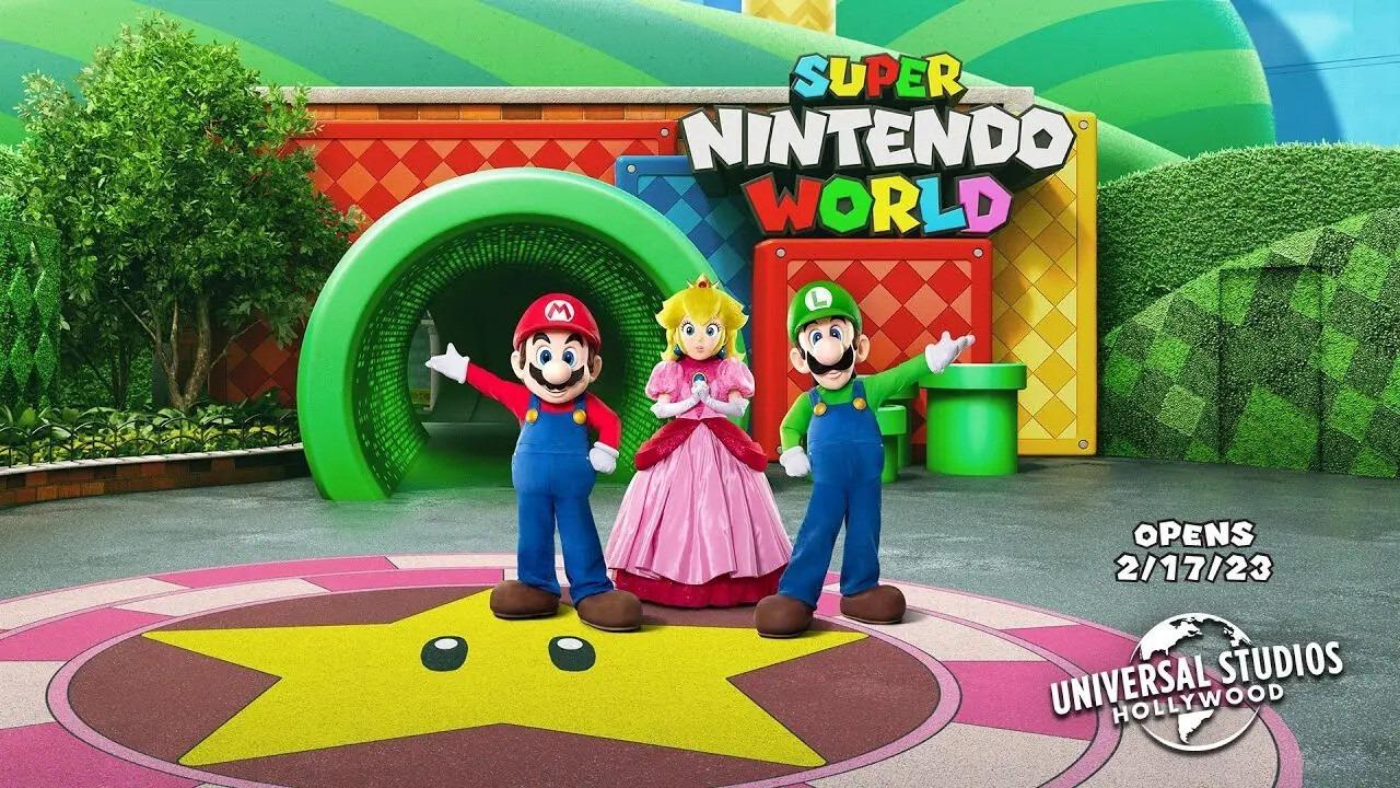 Super Nintendo World откроется в начале 2023 года. Nintendo приглашает в  страну Марио