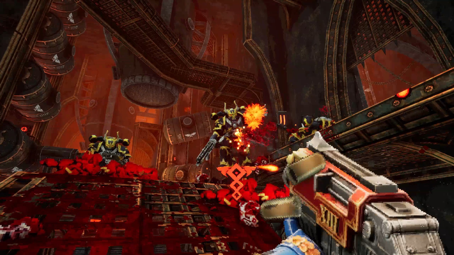 Warhammer 40,000: Boltgun смешивает динамику DOOM с визуальным стилем  ретро-шутеров 90-х. Новый трейлер