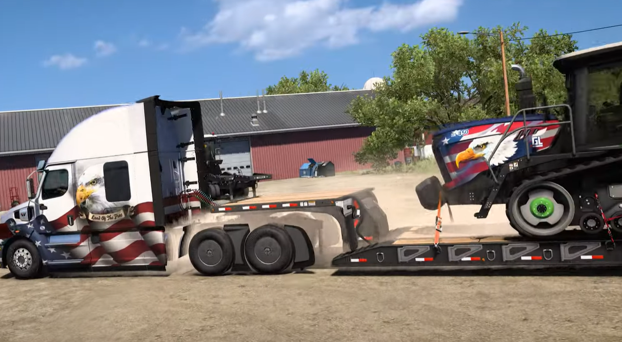 В American Truck Simulator появился Канзас и сельскохозяйственная техника.  Релиз Farm Machinery | Игровое сообщество Nazarick