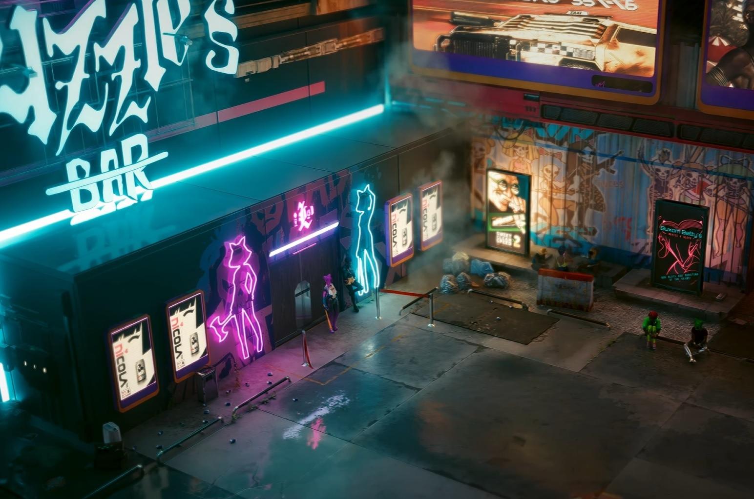 Любуемся Cyberpunk 2077 в миниатюре