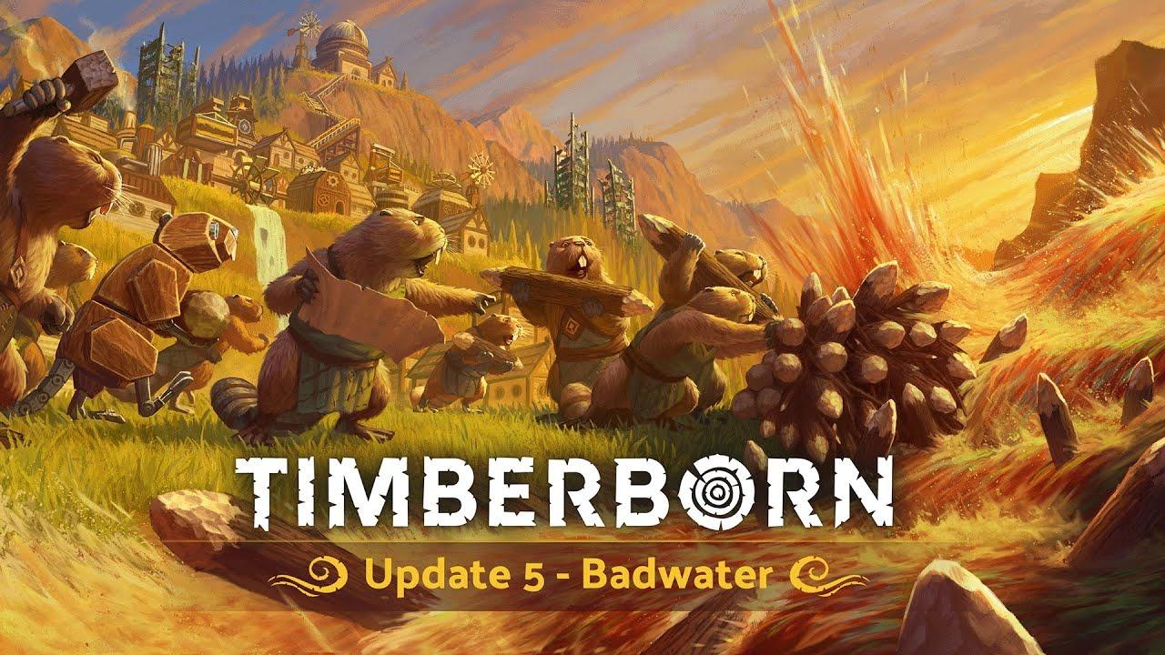 Постапокалиптическая игра с бобрами Timberborn получила крупное обновление  с загрязнённой водой