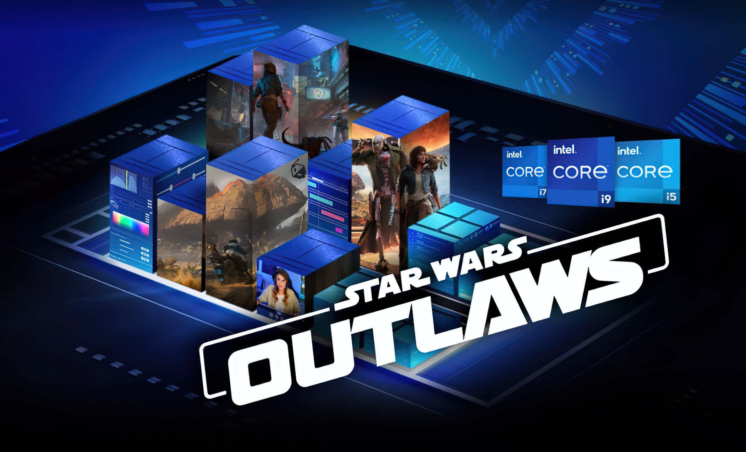 Star Wars Outlaws лучше работает на процессорах Intel. Ubisoft оптимизирует  игру для 14-го поколения Intel Core