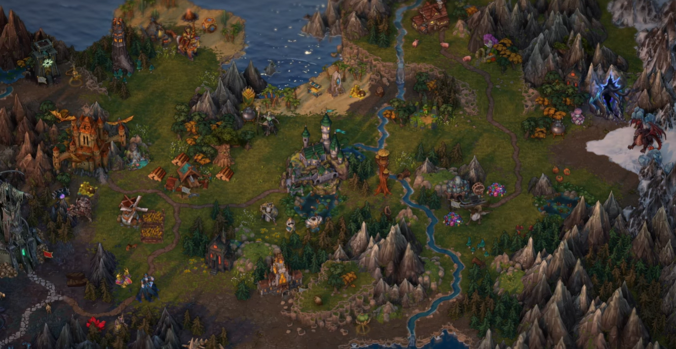 Тизер Heroes of Might and Magic Olden Era: представлен фонтан для восстановления очков движения Тизер Heroes of Might and Magic Olden Era: представлен фонтан для восстановления очков движения