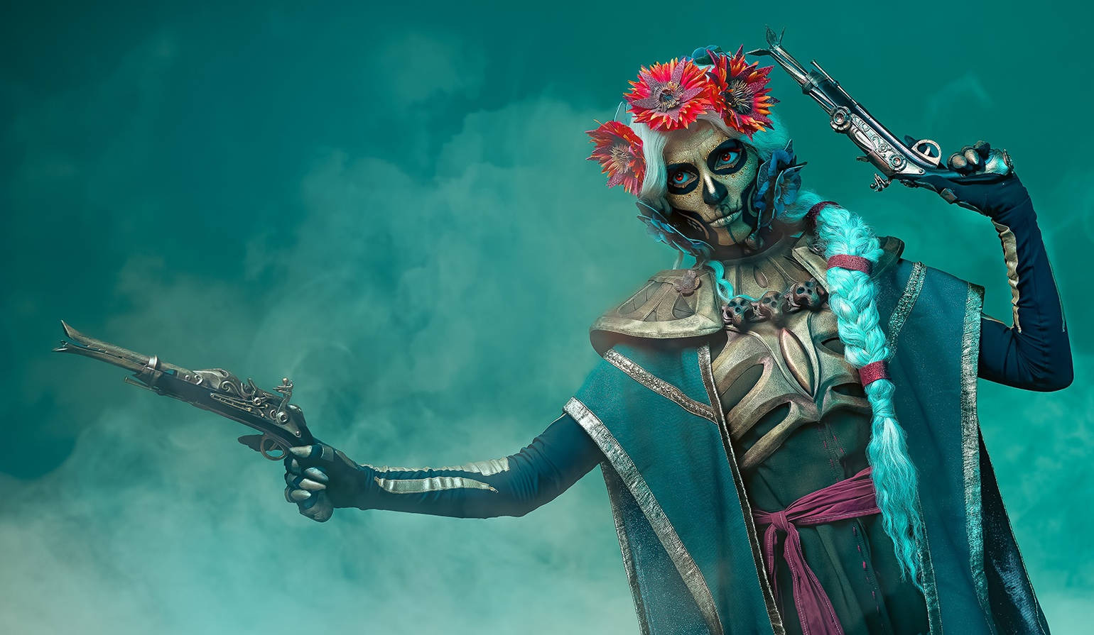 Владычица смерти: модель представила косплей Муэрты из игры Dota 2