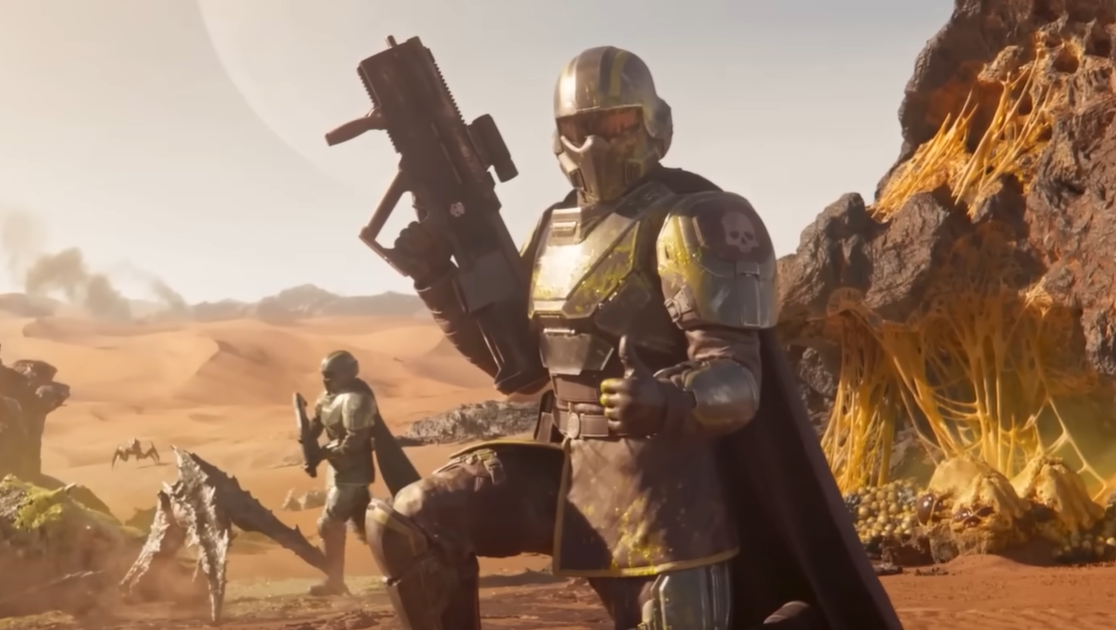 Поклонник Helldivers 2 получил приятное поздравление от Джона Хелдайвера — звезды кооперативного шутера Поклонник Helldivers 2 получил приятное поздравление от Джона Хелдайвера — звезды кооперативного шутера