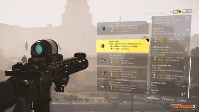 The division лучшее оружие где найти