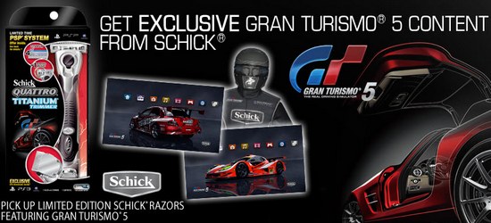 Exclusive GT5 Download Content from PlayStation® and Schick® - gran-turismo .com