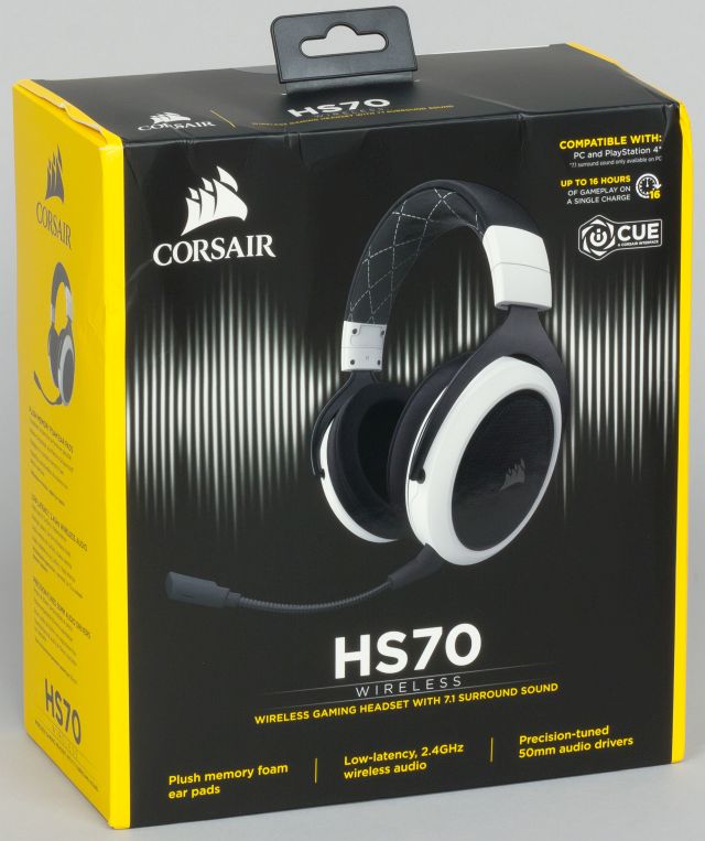 Hs 70w. Наушники Corsair hs70 Wireless. Corsair наушники беспроводные.