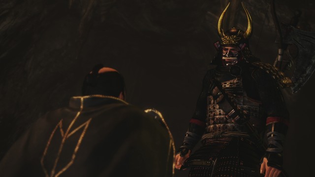 Маска уродливого парня nioh