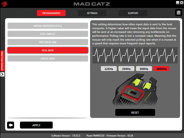 Удалить драйвера mad catz