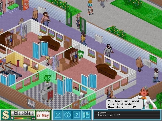 Как сохранить игру theme hospital