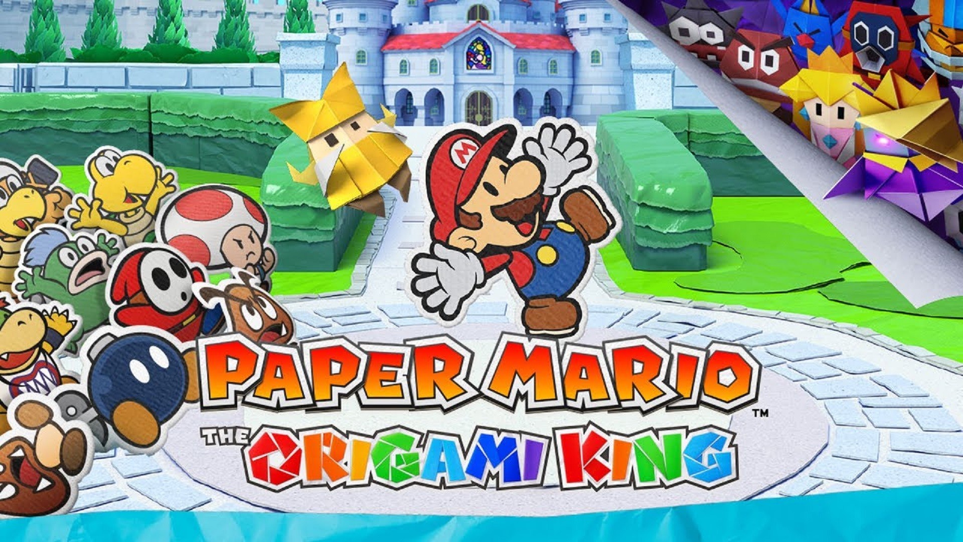 Paper mario origami king. Paper Mario the Origami King (Switch). Paper Mario Origami King Nintendo Switch. Paper Mario™: the Origami King.