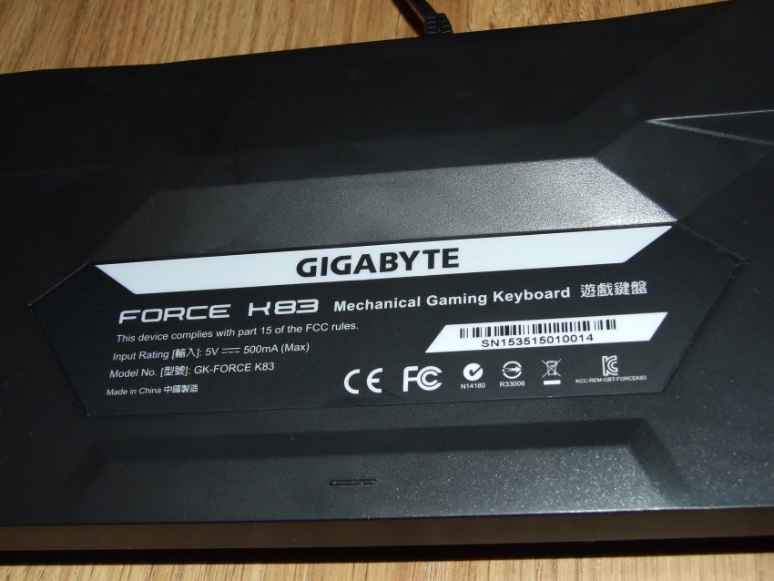 Gigabyte force k7 wireless. Force-k4088.