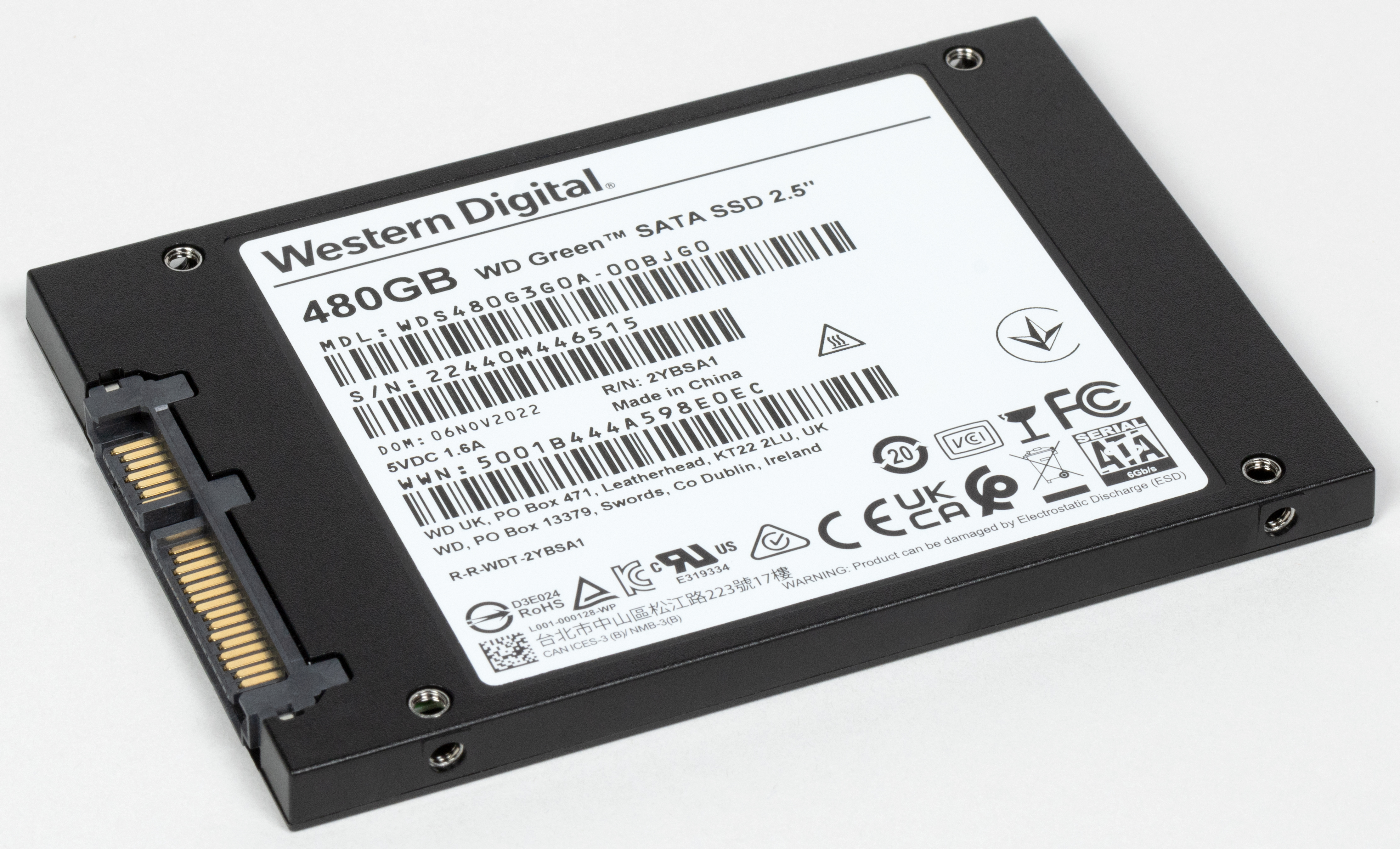 Обзор SSD WD Green 480 ГБ третьего поколения: тот же WD Blue SA510