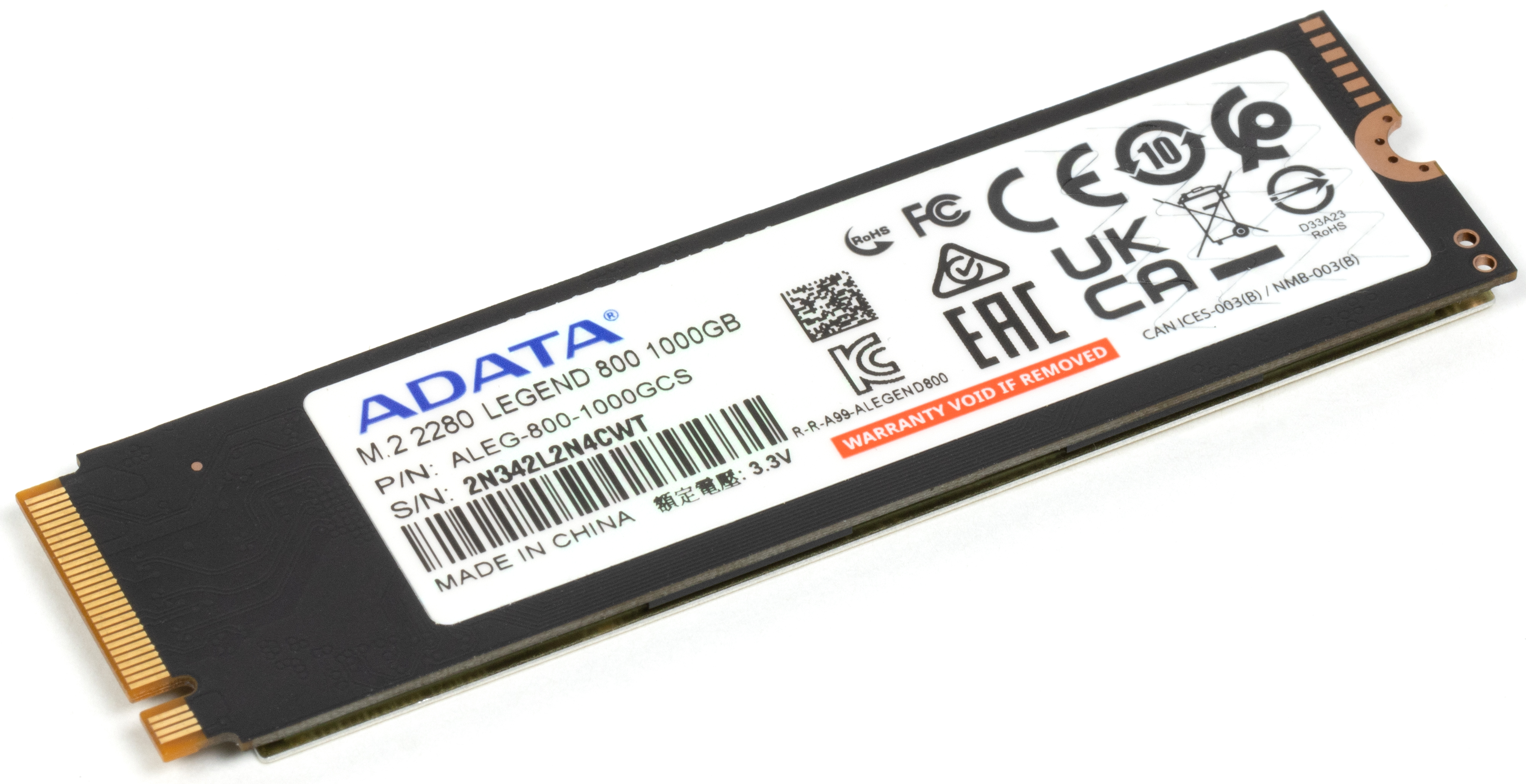 Обзор Adata Legend 800 1 ТБ – один из самых дешёвых SSD с