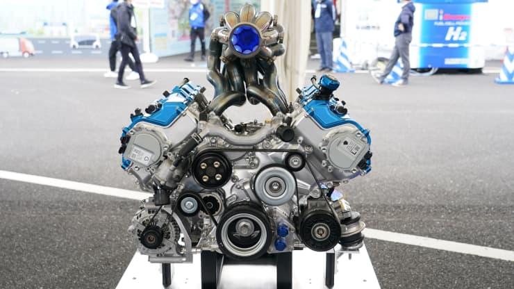 Yamaha разрабатывает для Toyota водородный двигатель V8