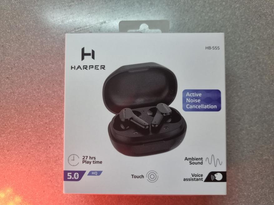 Harper HB-555 TWS headphones review: ANC noise reduction for 2000 rubles