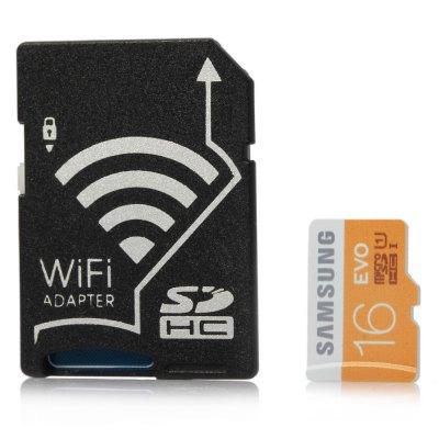 Карта памяти с wifi для фотоаппарата