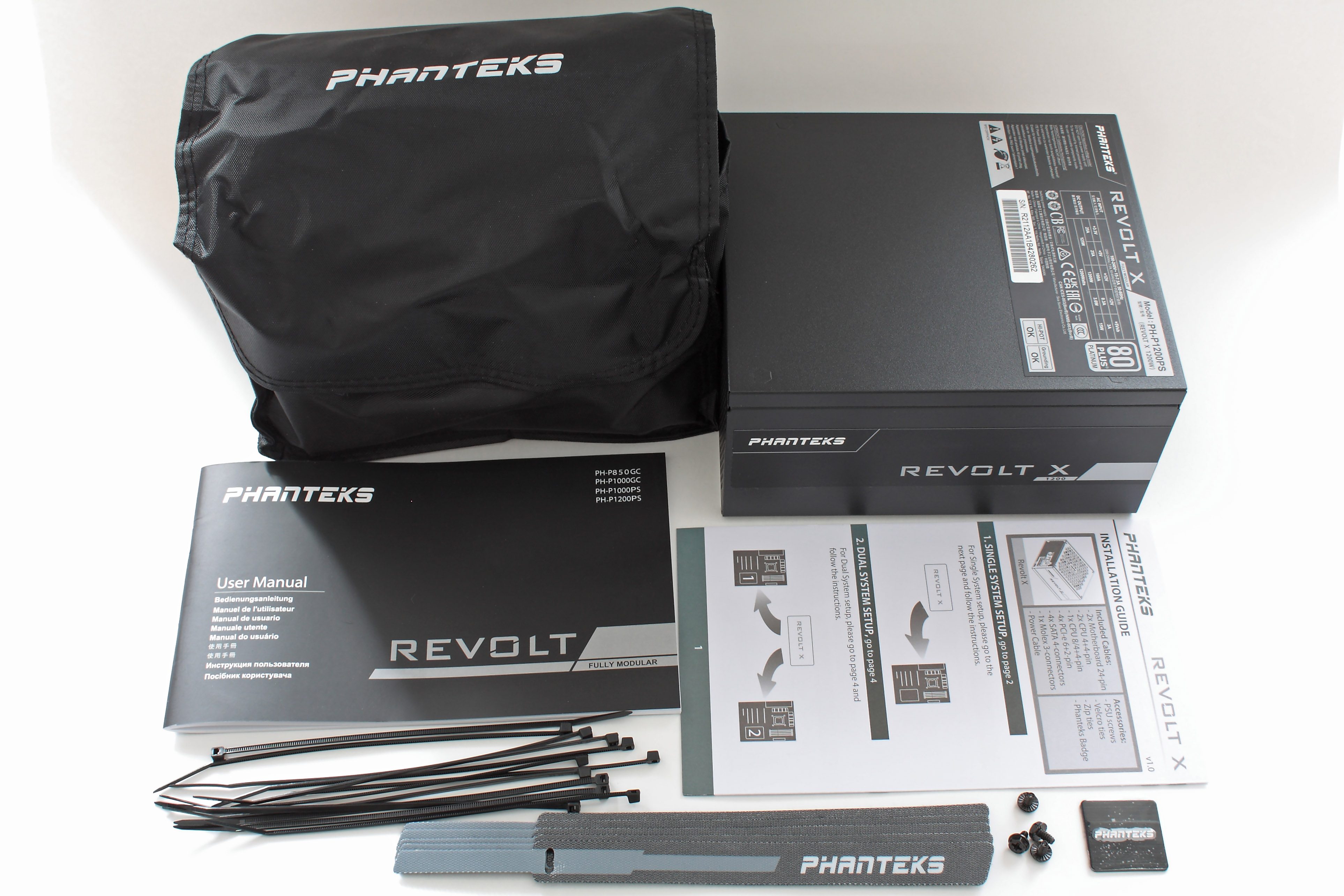 Phanteks Revolt X 1200W: обзор и тестирование блока питания для