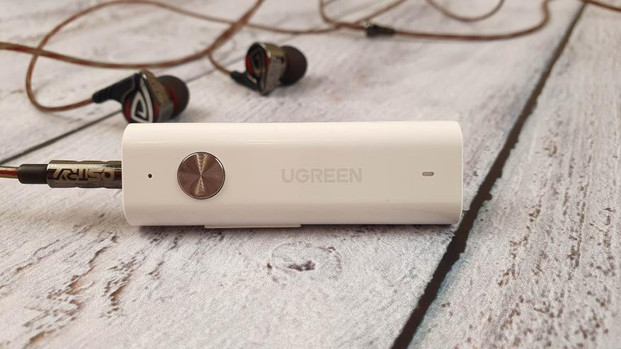 AliExpress: Портативный беспроводной аудиоресивер Ugreen CM110 для наушников с Bluetooth 5 и aptX LL