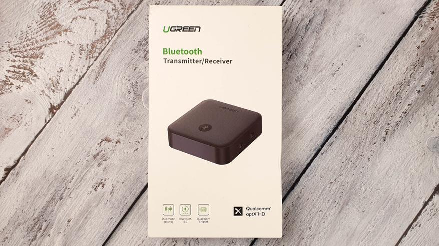 AliExpress: Беспроводной аудиоресивер и трансмиттер Ugreen CM144 с Bluetooth 5, aptX LL и aptX HD