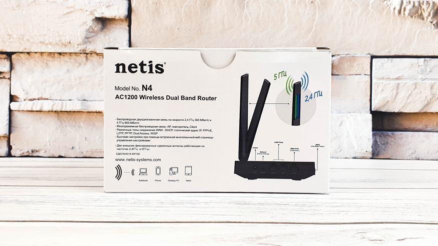 Обзор Netis N4 AC1200 роутер Wi-Fi 5