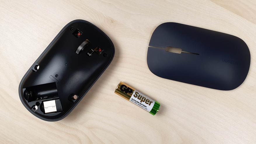 AliExpress: Беспроводная компьютерная мышь Ugreen MU001: тонкая, тихая, с регулировкой DPI