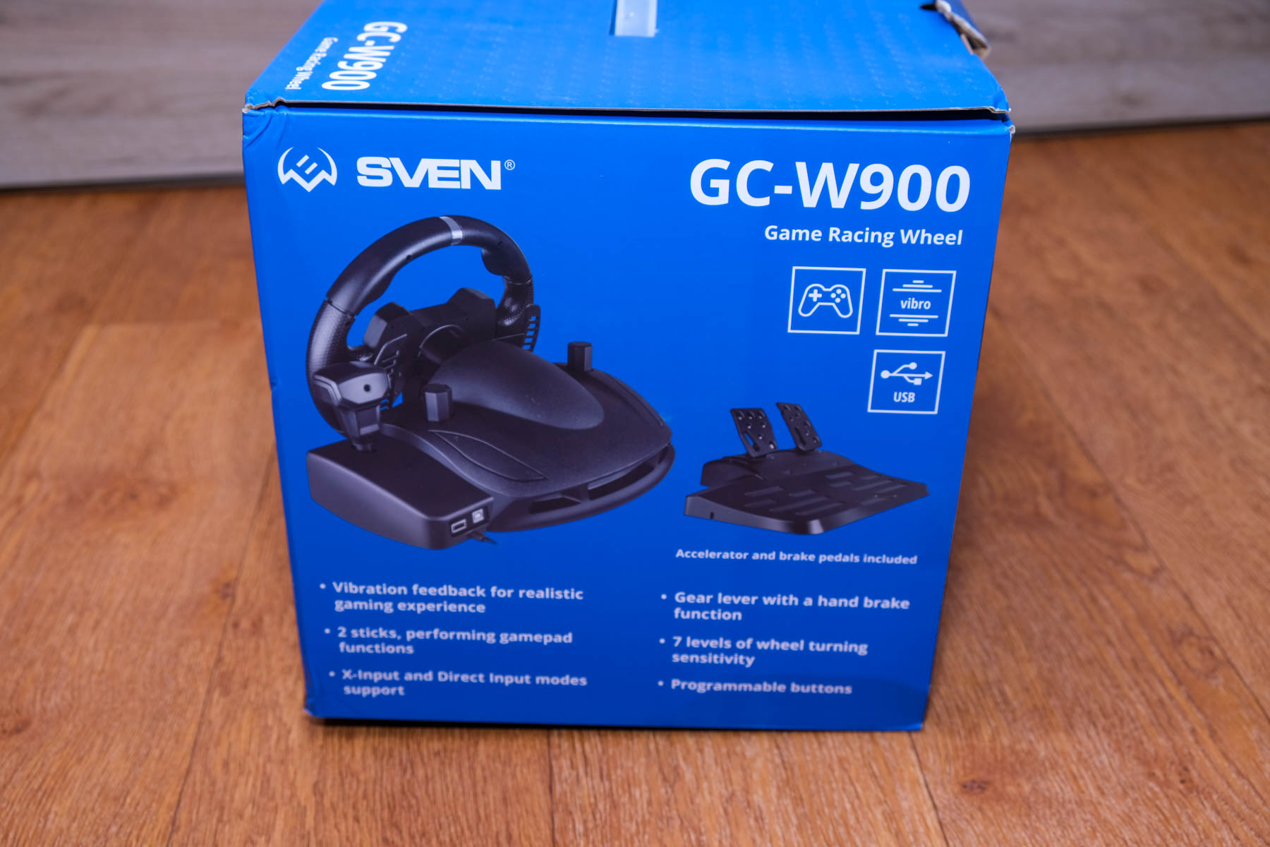 Игровой руль Sven GC-W900: для всех платформ, для взрослых и детей / Мыши,  клавиатуры, офисная и геймерская периферия / iXBT Live