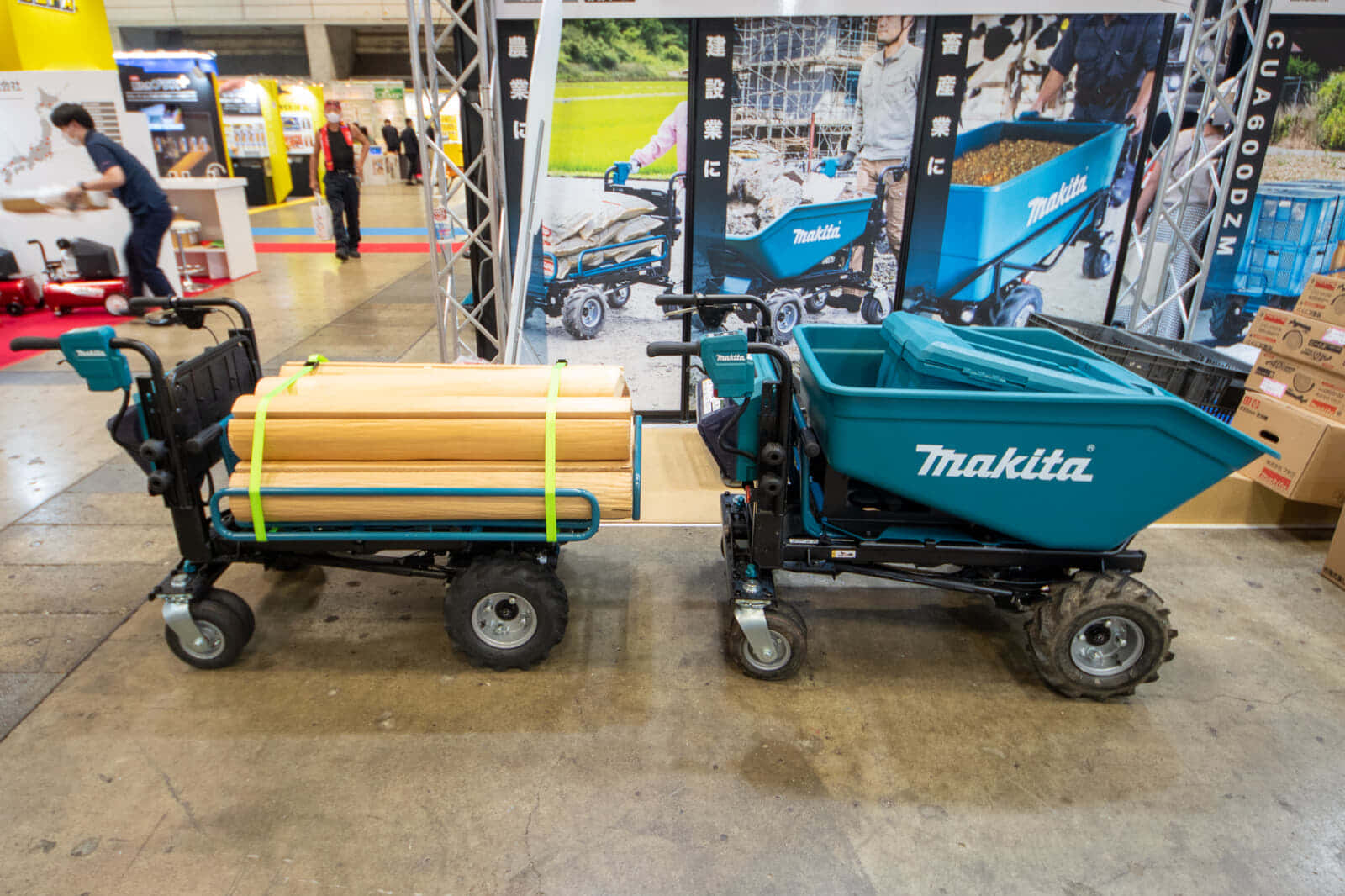 Почти электромобиль от Makita: представлена грузовая тележка CUA600D /  Инструменты / iXBT Live