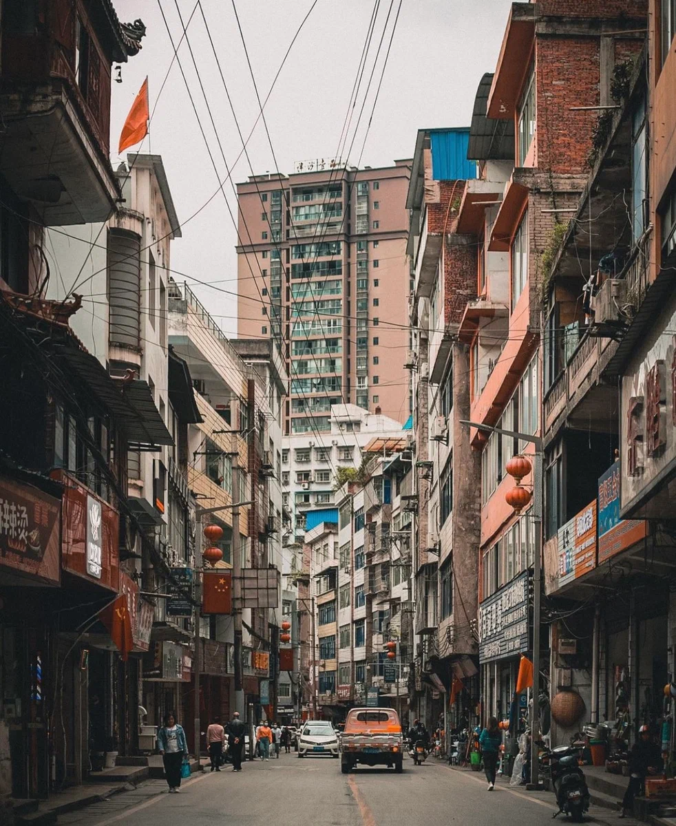 улицы китая
