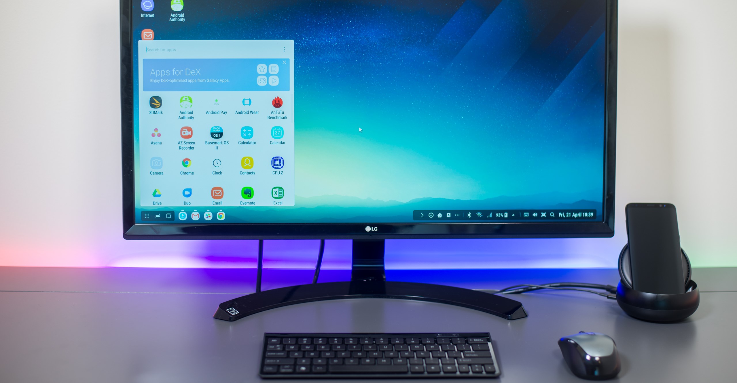 Samsung Dex на монитор