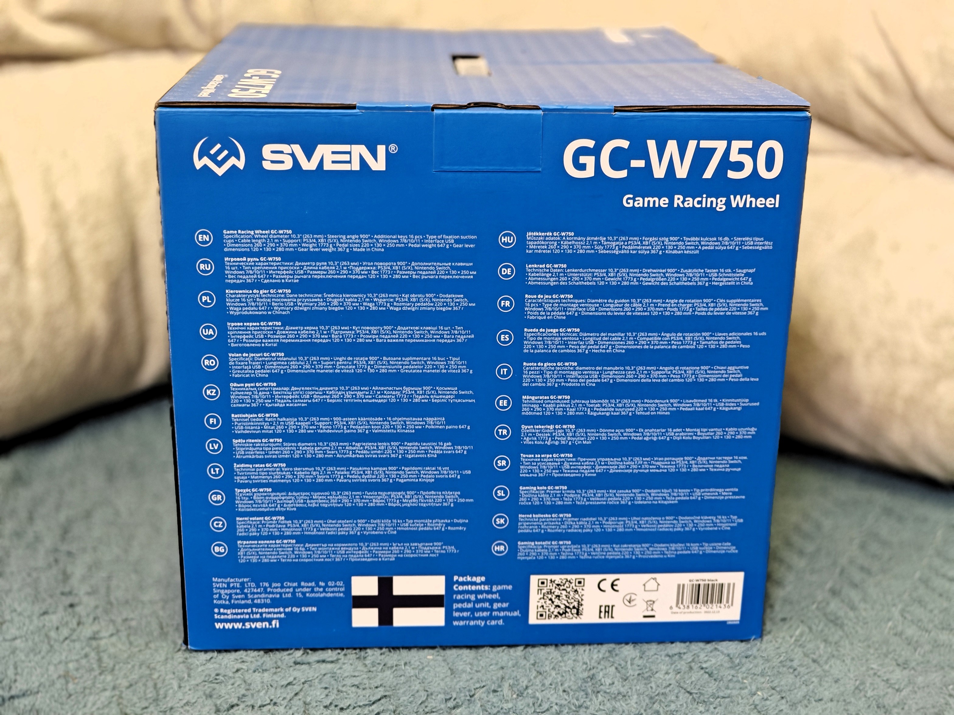 Погоди, родная, я только до Лондона доеду: обзор руля Sven GC-W750 / Мыши,  клавиатуры, офисная и геймерская периферия / iXBT Live