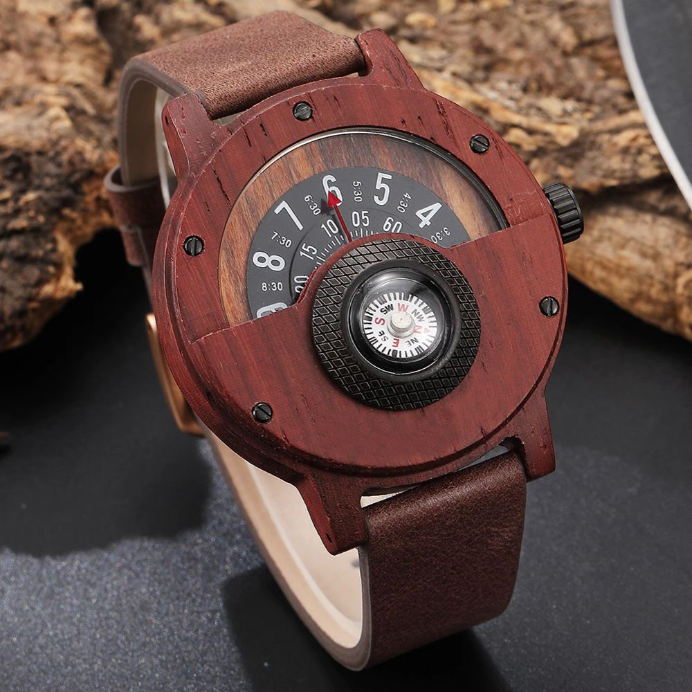 Дизайнерские наручные часы из дерева - TwinsWood