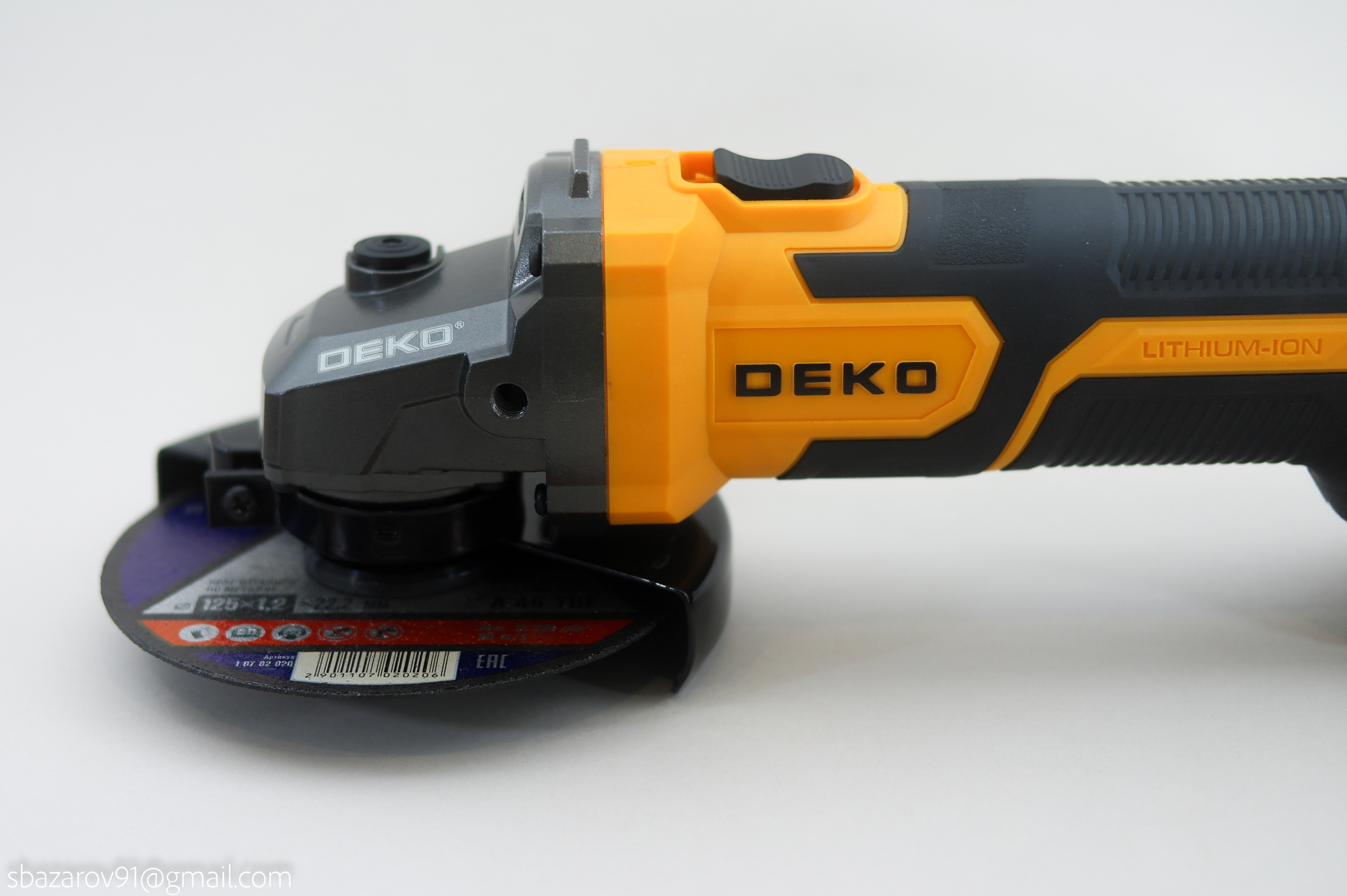 Нет розетки? Не беда! Обзор аккумуляторной УШМ Deko DKAG20-125 ...