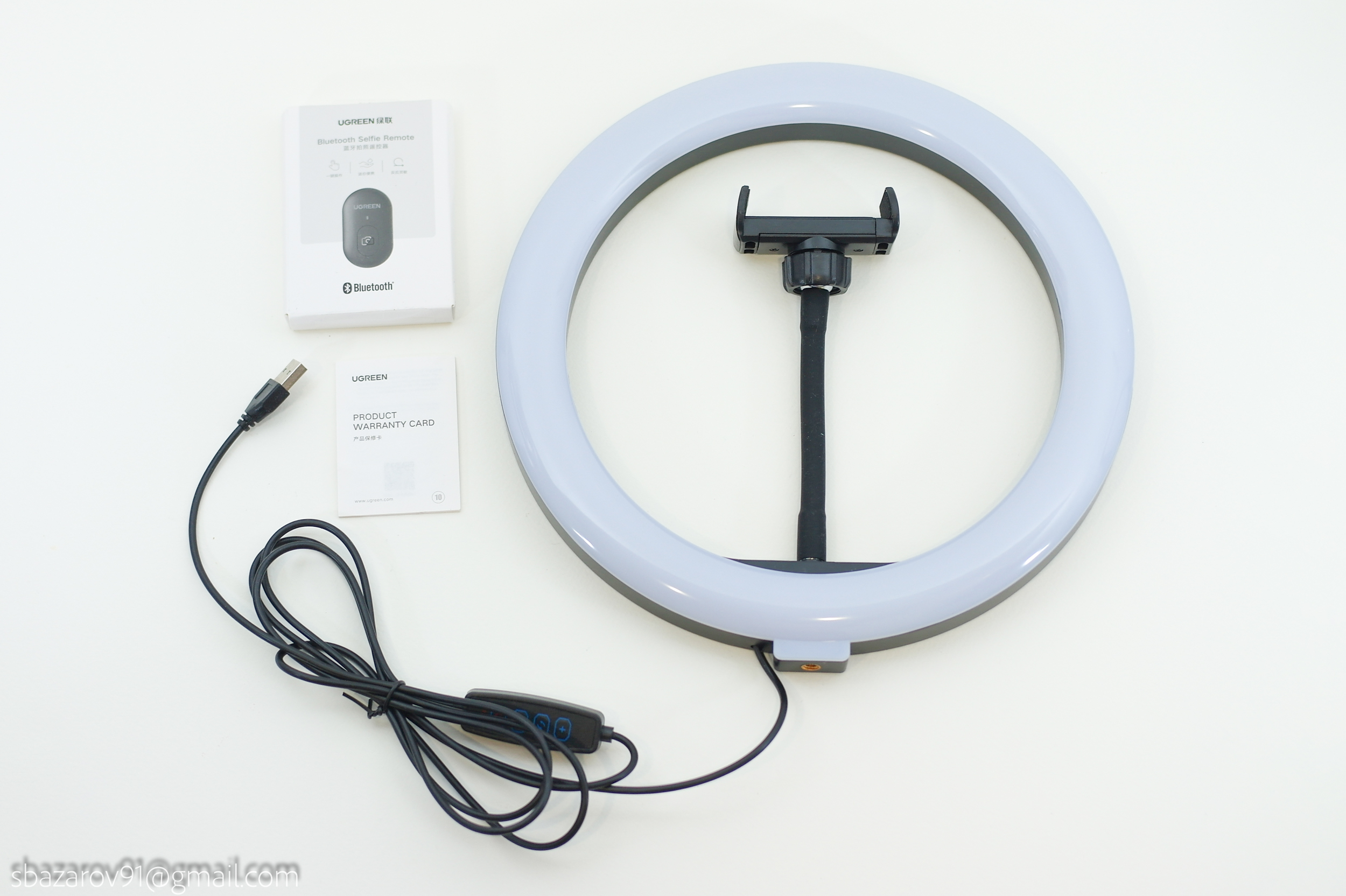 Обзор кольцевой лампы для селфи Ugreen Selfie Ring Light (LP245) / Цифровое  фото и аксессуары для съёмки / iXBT Live