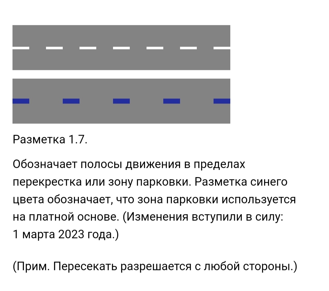 Что означает синяя дорожная разметка и где она применяется / Автомобили,  транспорт и аксессуары / iXBT Live