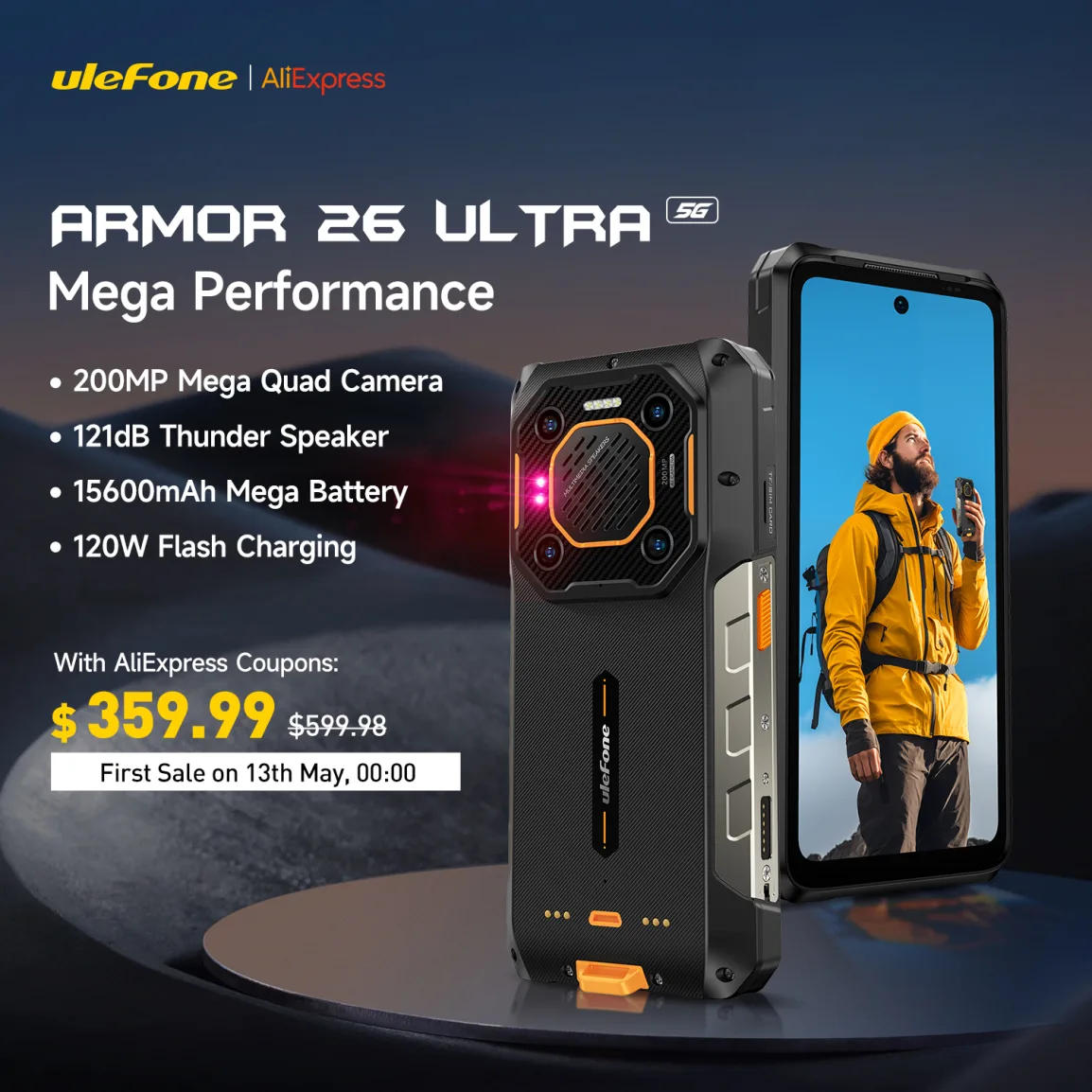 Стартуют продажи новинок от Ulefone: Armor 26 Ultra и Pad 3 Pro / Смартфоны  и мобильные телефоны / iXBT Live