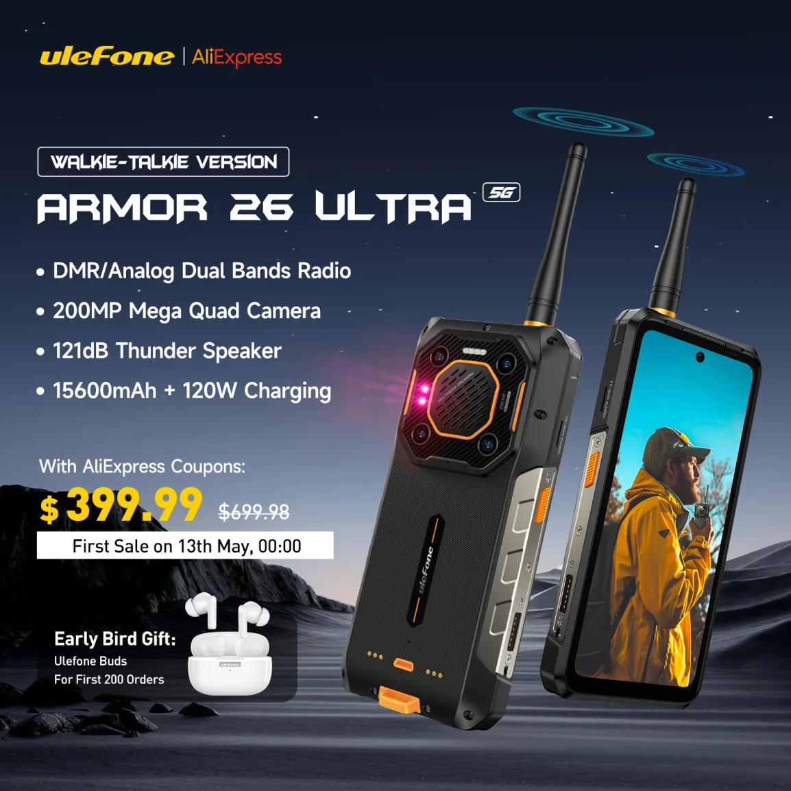 Стартуют продажи новинок от Ulefone: Armor 26 Ultra и Pad 3 Pro / Смартфоны  и мобильные телефоны / iXBT Live