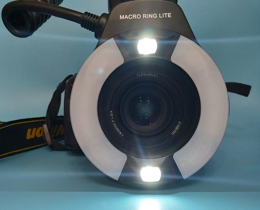 Кольцевая вспышка Meike MK-14EXT для фотоаппаратов Nikon - отличное решение для макросъемки