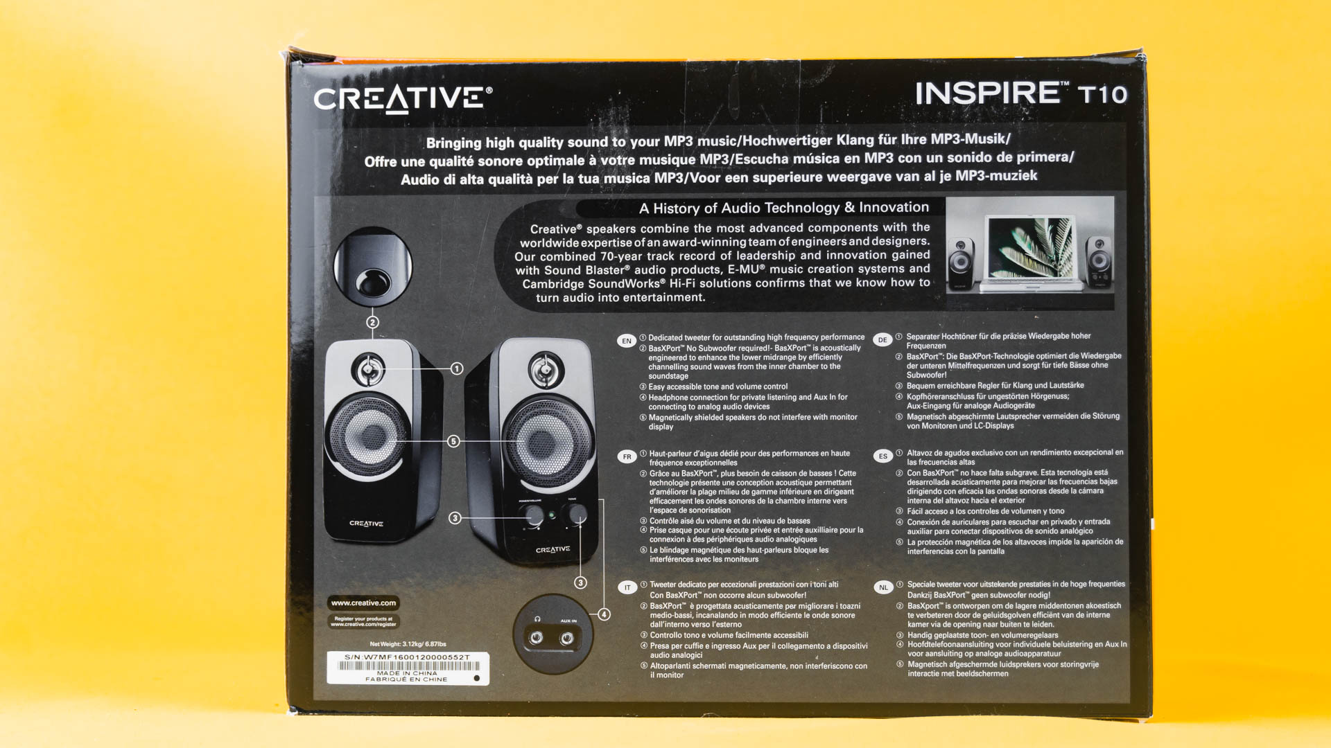 Обзор колонок Creative Inspire T10 2.0 / Hi-Fi и цифровой звук / iXBT Live