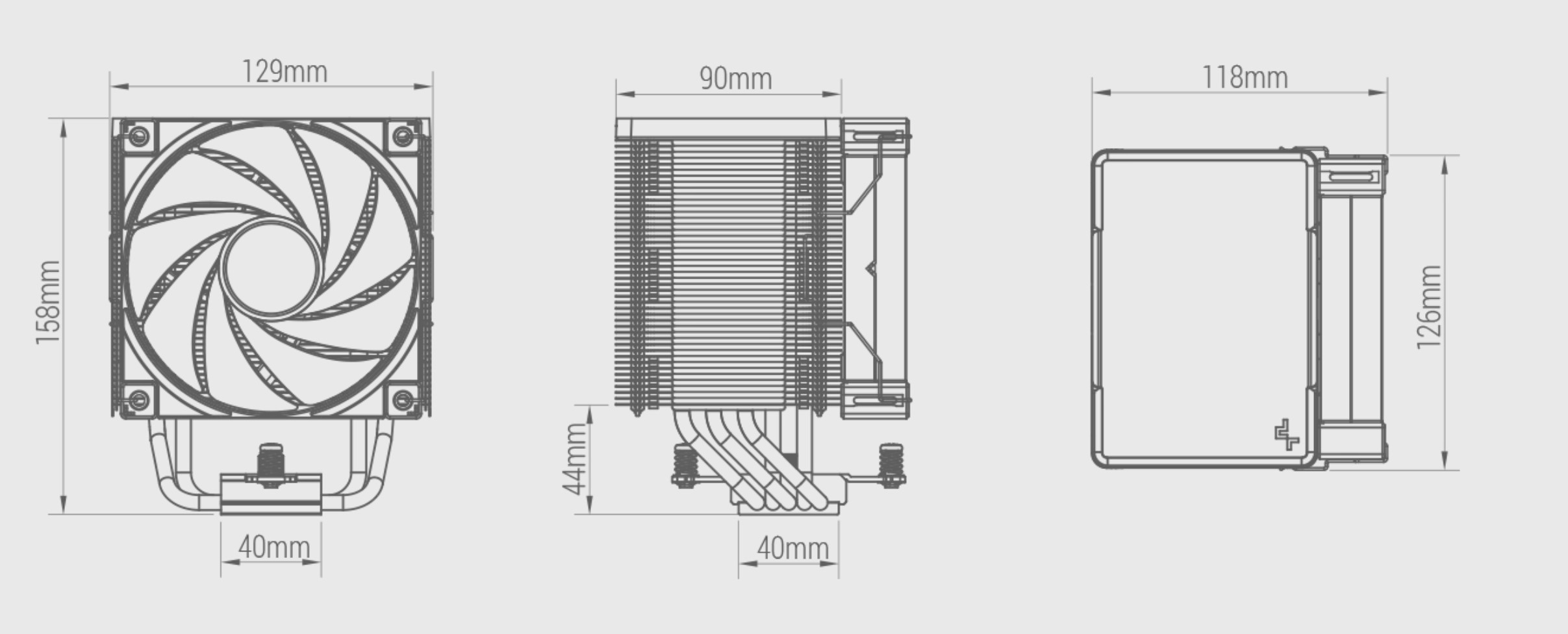 Обзор башенного кулера Deepcool AK500 / Корпуса, БП, ИБП, корпусное ...
